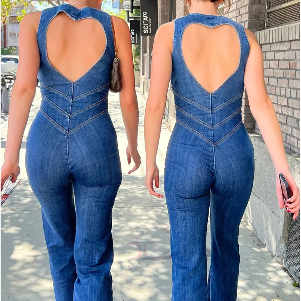 NWT - Revice Denim Hollywood Heartthrob Jumpsuit